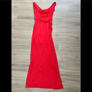 BCBG Maxazria gown -coral - S